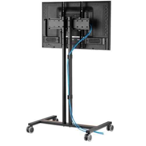 MANHATTAN - Soporte Manhattan Compacto para TV 34" a 55" Tipo Carro 35kg
