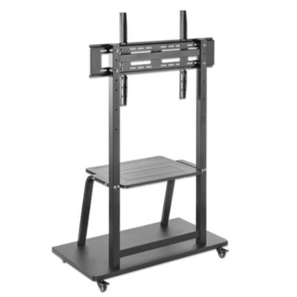MANHATTAN - Soporte Manhattan para TV 37" a 100" Tipo Carro Ultra Alta Resistencia 150kg
