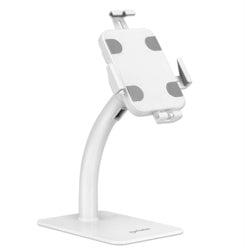 MANHATTAN - Soporte de Suelo Manhattan Antirrobo para Tablet/iPad 7.9" a 11" Color Blanco
