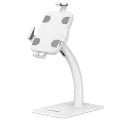 MANHATTAN - Soporte de Suelo Manhattan Antirrobo para Tablet/iPad 7.9" a 11" Color Blanco