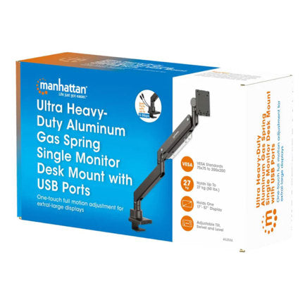 MANHATTAN - Soporte Monitor  Manhattan p/1 Monitor 17 a 57 Escritorio pistón