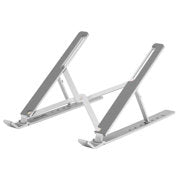 MANHATTAN - Soporte laptop Manhattan p/Escritorio de posiciones aluminio ECO