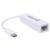 MANHATTAN - Adaptador Manhattan USB C 3.1 a Red Gigabit 10/100/1000 Mbps Color Blanco