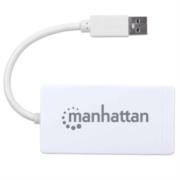 MANHATTAN - Hub Manhattan USB 3.0 con 3 Puertos/Adaptador Gigabit Ethernet