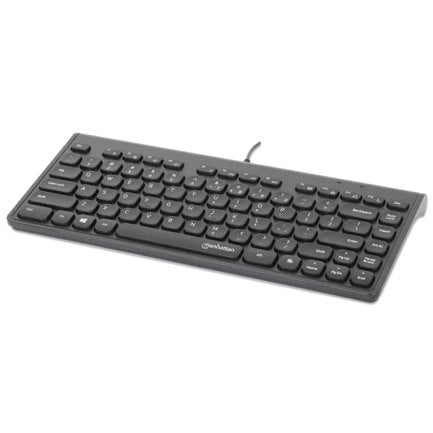 MANHATTAN - Teclado Chocolate Manhattan USB cableado Negro