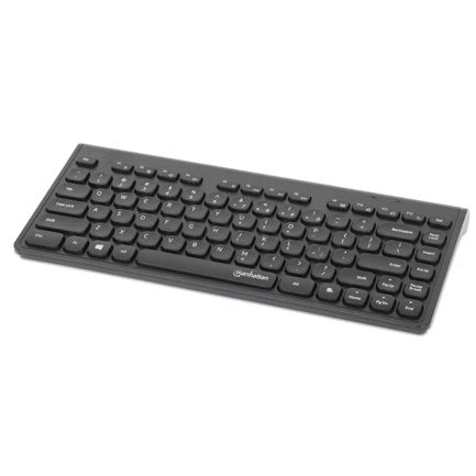MANHATTAN - Teclado Chocolate Inalambrico Manhattan 2.4G Negro