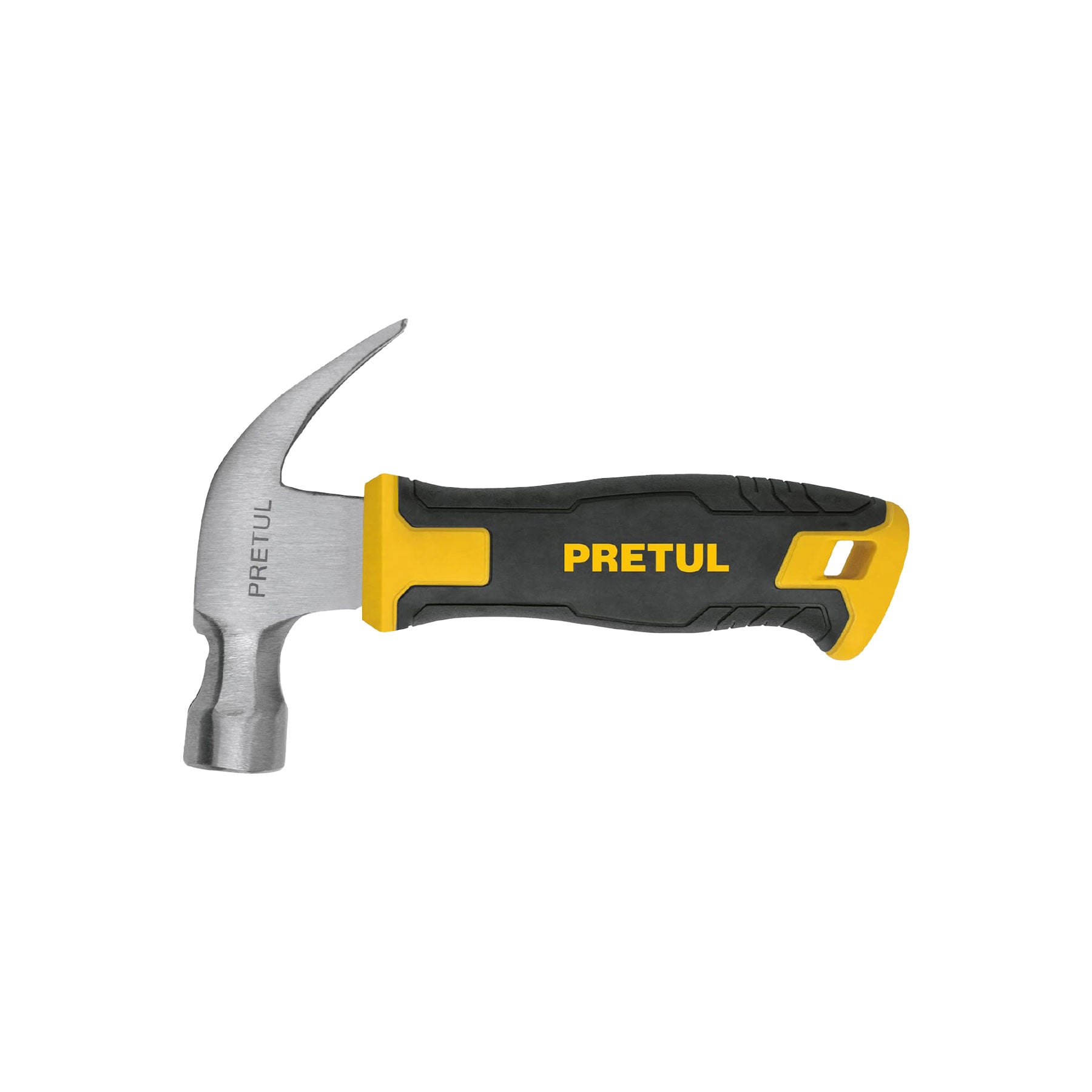 Martillo 10 oz, mango comfort grip, Pretul
