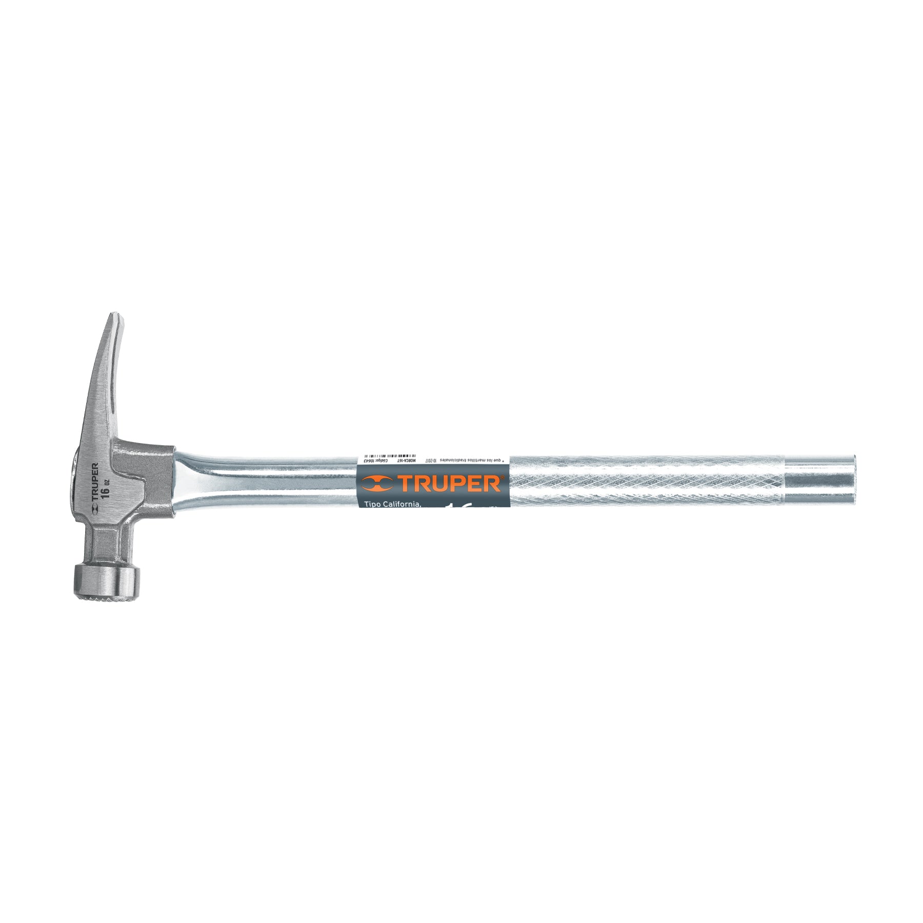 Martillo tubular 16 oz u–a California Ripper, cara fresada