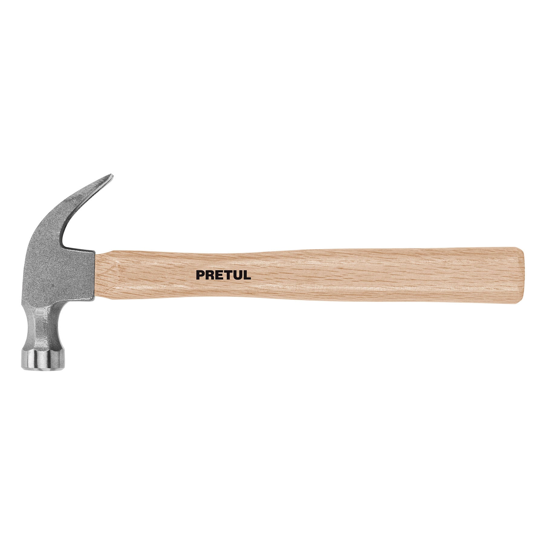 Martillo semipulido, 16 oz, u–a curva, PRETUL