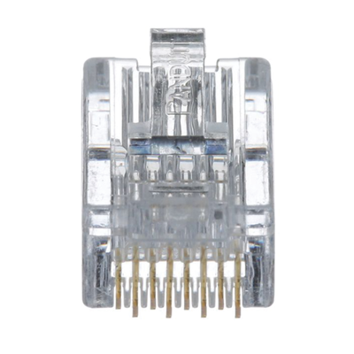 PANDUIT - Plug RJ45 Cat5e, Para Cable UTP de Calibres 24-26 AWG, Chapado en Oro de 50 Micras, Paquete de 100 Piezas