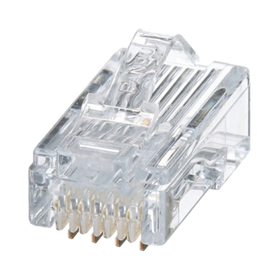 PANDUIT - Plug RJ45 Cat5e, Para Cable UTP de Calibres 24-26 AWG, Chapado en Oro de 50 Micras, Paquete de 50 Piezas