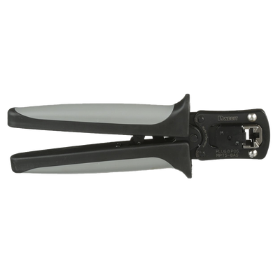 PANDUIT - Pinzas Ponchadoras Para Plugs Modulares RJ45, Cat5e, Cat6 y Cat6A, Color Negro