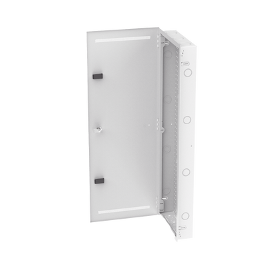 PANDUIT - Gabinete Multipropósito de Montaje en Pared, de 42 in de Altura, Con Puerta Reversible, Fabricado en Acero, Color Blanco
