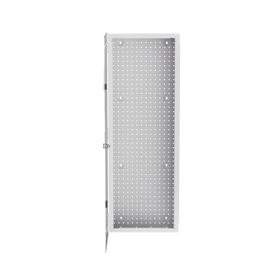 PANDUIT - Gabinete Multipropósito de Montaje en Pared, de 42 in de Altura, Con Puerta Reversible, Fabricado en Acero, Color Blanco