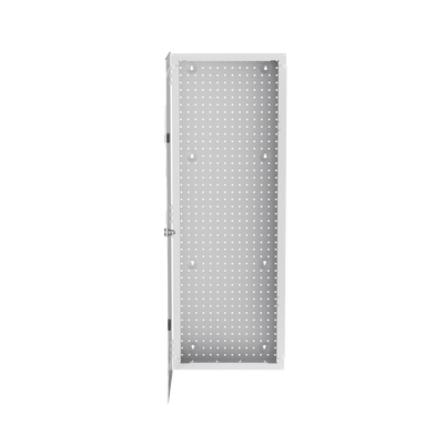PANDUIT - Gabinete Multipropósito de Montaje en Pared, de 42 in de Altura, Con Puerta Reversible, Fabricado en Acero, Color Blanco