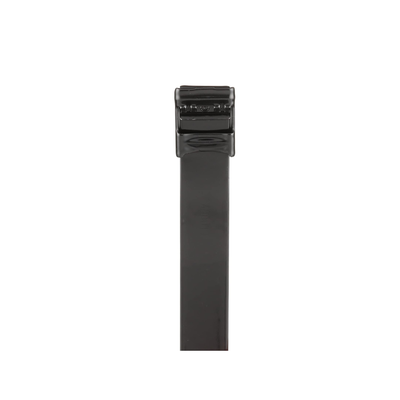 PANDUIT - Cincho de Acero Inoxidable 316L con Recubrimiento en Nylon 11, 780 mm largo x 12.7mm ancho, Color Negro, Uso Interior/Exterior, Paquete de 50pz