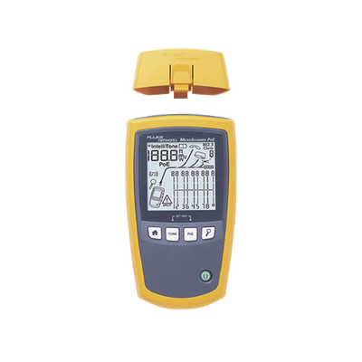 FLUKE NETWORKS - Verificador de Red MicroScanner PoE, para Comprobación de Redes de Voz, Datos, Video y PoE 802.3af, at, bt y UPOE, con Pantalla LCD Retroiluminada
