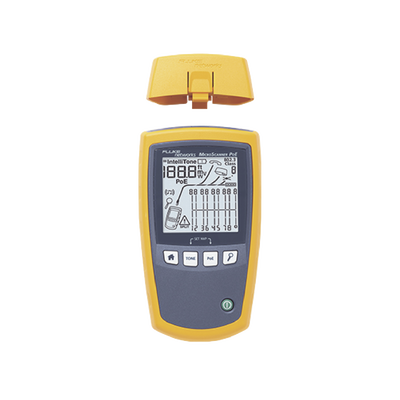 FLUKE NETWORKS - Verificador de Red MicroScanner PoE, para Comprobación de Redes de Voz, Datos, Video y PoE 802.3af, at, bt y UPOE, con Pantalla LCD Retroiluminada