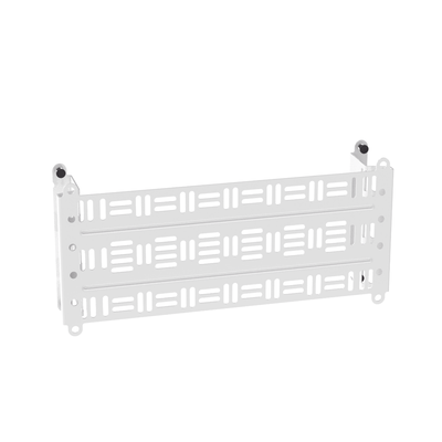 PANDUIT - Accesorio Para Montaje de Equipos o Dispositivos en Gabinetes Multipropósito, de Instalación a Presión, de Acero, Color Blanco