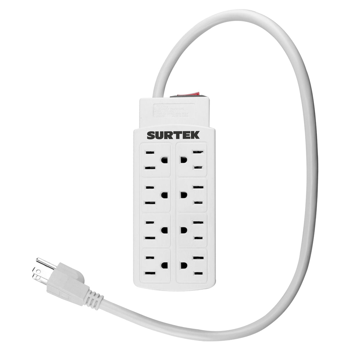 Surtek - Barra multicont 8ent cable60cm