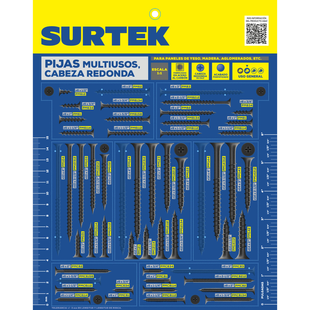 Surtek - Muestrario d/pijas multiusos