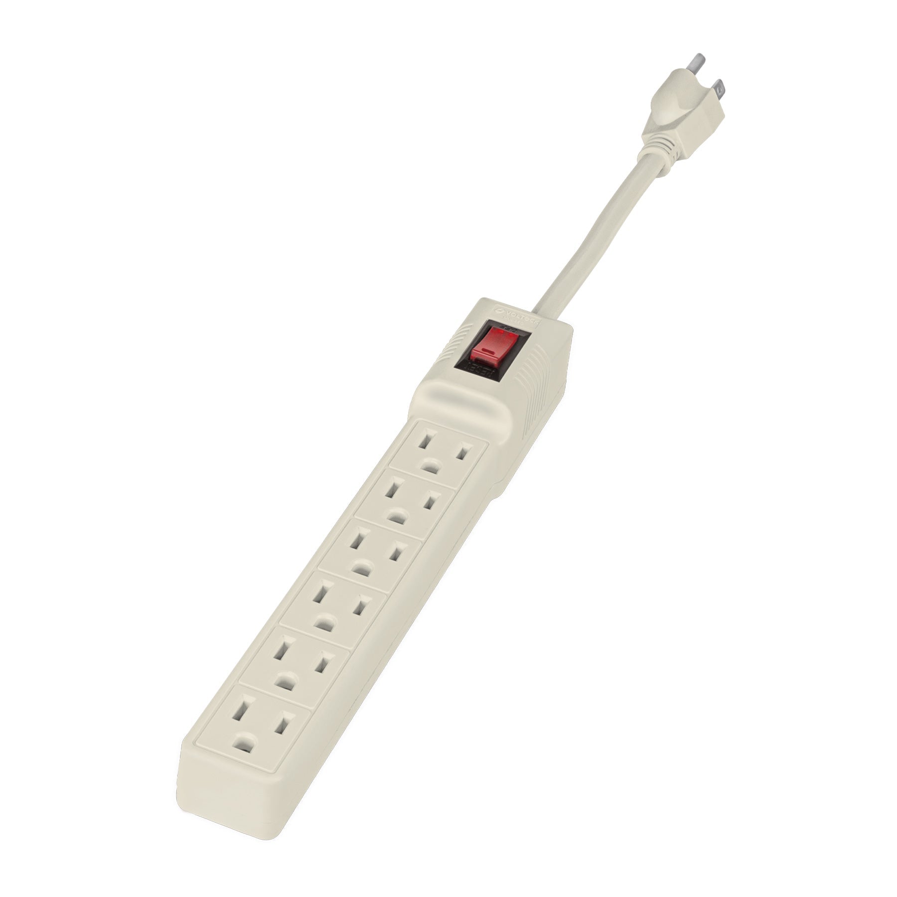 Multicontacto 16 AWG domestico 6 entradas, Volteck