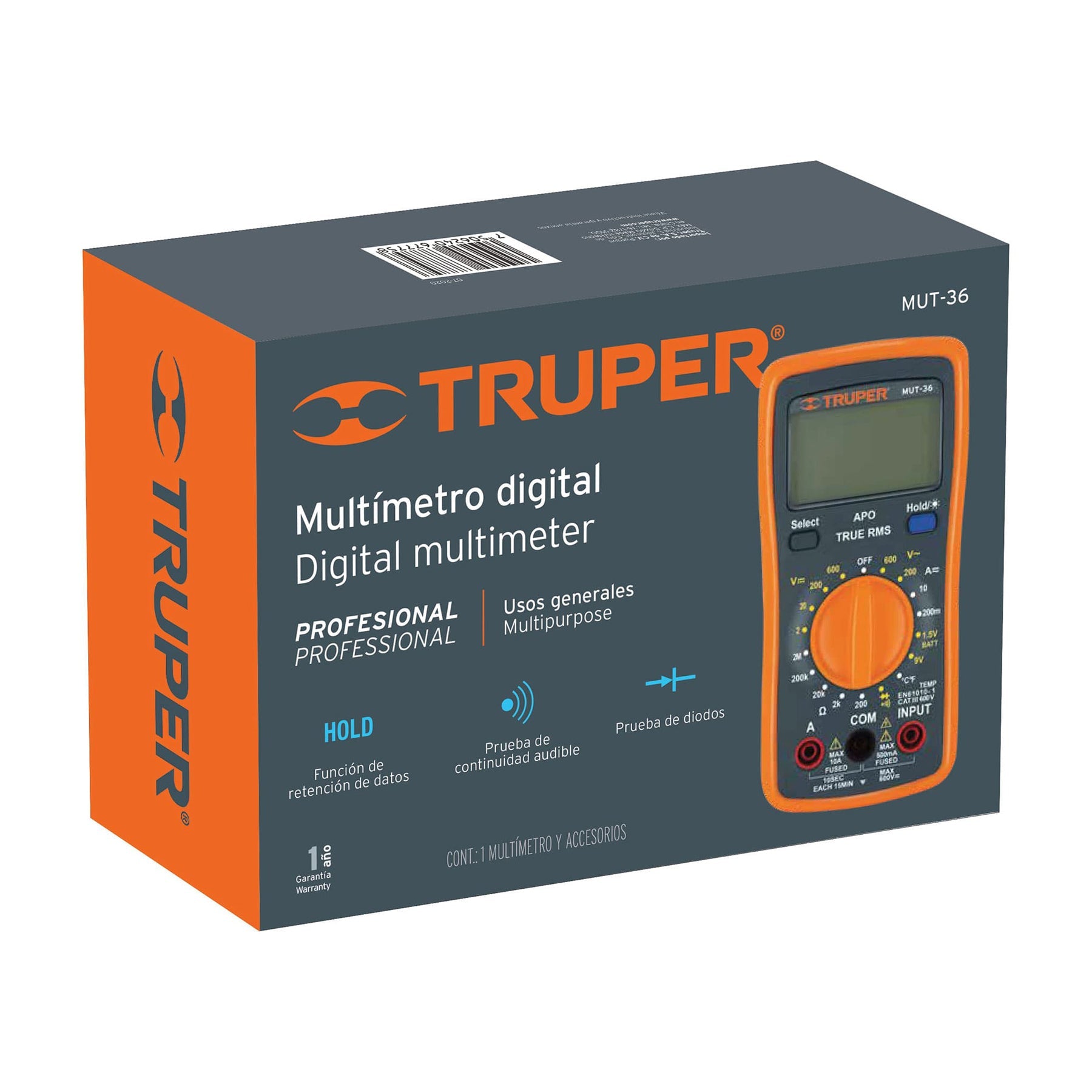 Multimetro digital profesional, Truper