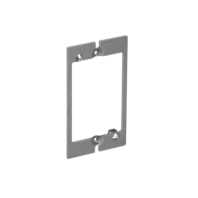 PANDUIT - Adaptador de Placa de Pared, de Una Salida, Material CRS/Zinc