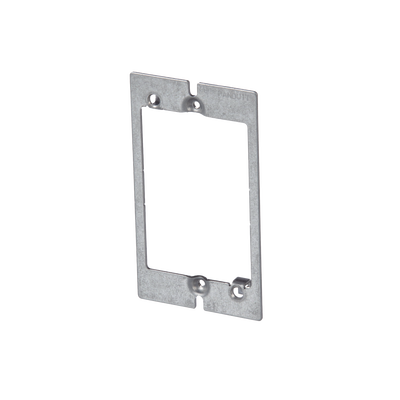 PANDUIT - Adaptador de Placa de Pared, de Una Salida, Material CRS/Zinc