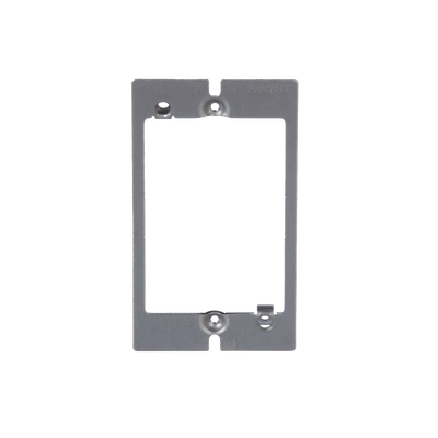 PANDUIT - Adaptador de Placa de Pared, de Una Salida, Material CRS/Zinc