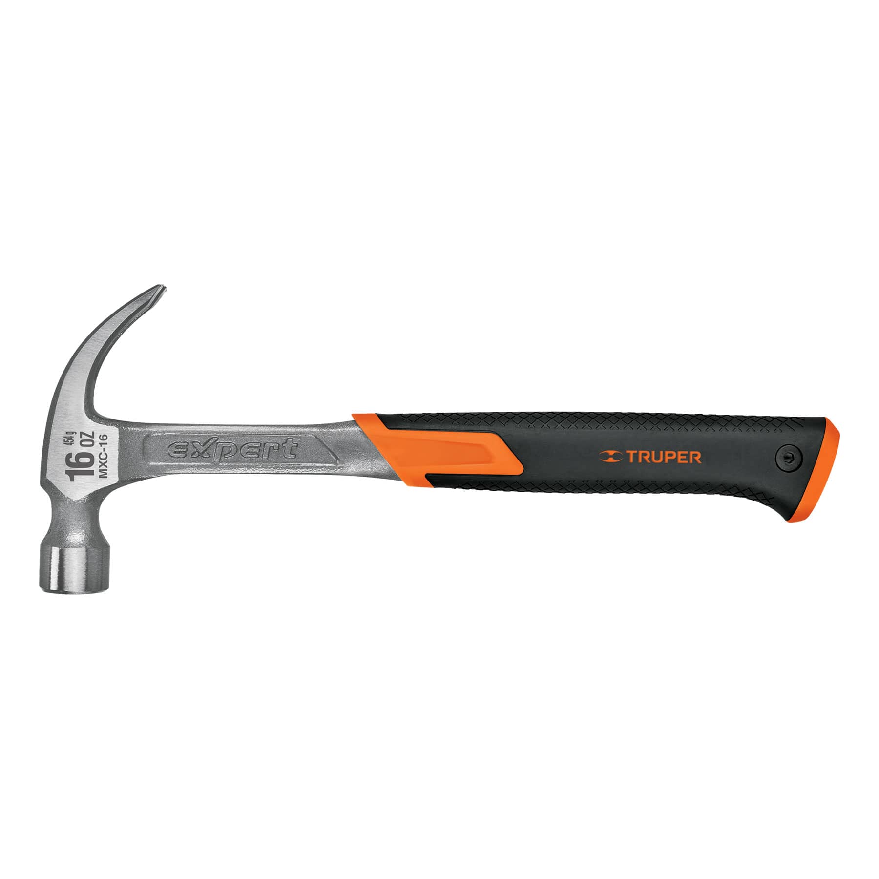 Martillo forjado 16 oz u–a curva, mango con neopreno, Expert