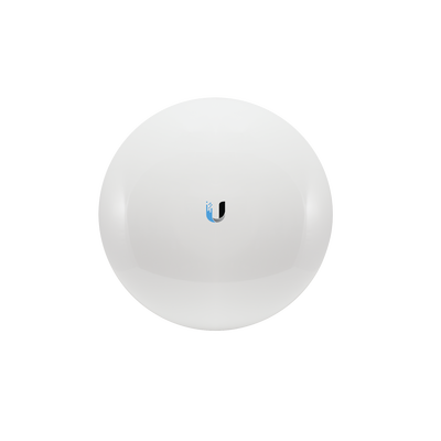 UBIQUITI - NanoBeam airMAX AC CPE hasta 450 Mbps, 5 GHz ( 5150 - 5875 MHz) con antena integrada de 16 dBi