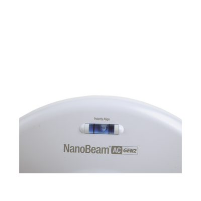UBIQUITI - NanoBeam airMAX AC GEN2 CPE hasta 450 Mbps, 5 GHz ( 5150 - 5875 MHz) con antena integrada de 19 dBi