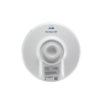 UBIQUITI - NanoBeam airMAX M5 CPE, hasta 150 Mbps, 5 GHz (5150 - 5875 MHz) con antena integrada de 19 dBi