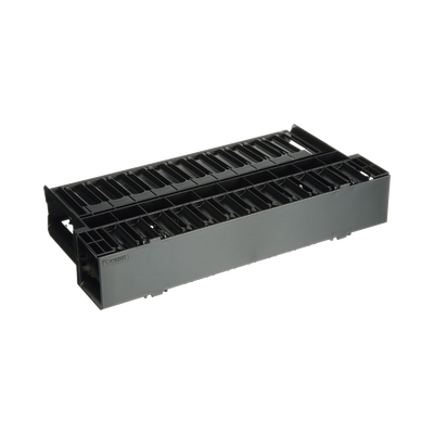 PANDUIT - Organizador de Cables Horizontal NetManager, Doble (Frontal y Posterior), Para Rack de 19in, 2UR