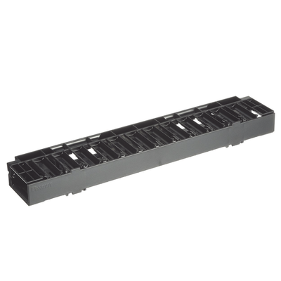 PANDUIT - Organizador de Cables Horizontal NetManager, Sencillo (Solo Frontal), Para Rack de 19in, 1UR