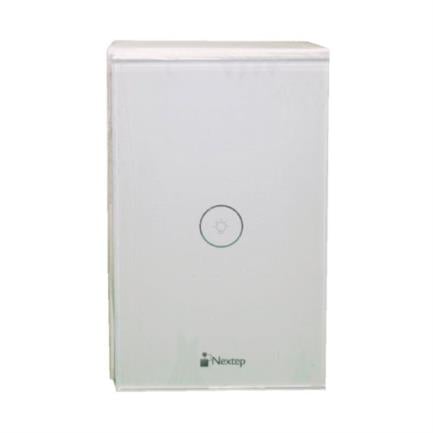 NEXTEP SOLUCIONES - Interruptor Nextep Smart de Luz Pared Táctil Sencillo Control Wi-Fi