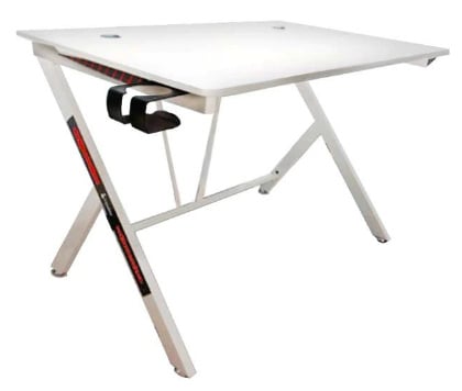 NEXTEP SOLUCIONES - Escritorio de Trabajo Nextep Hogar/Oficina Base Metálica 115x73cm Color Blanco