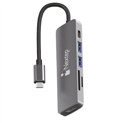 NEXTEP SOLUCIONES - Hub Nextep USB C 3.1 Alta Velocidad 4 Puertos USB