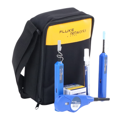 FLUKE NETWORKS - Kit Avanzado de Limpieza de Fibra Óptica, Para 2150 Procesos de Limpieza