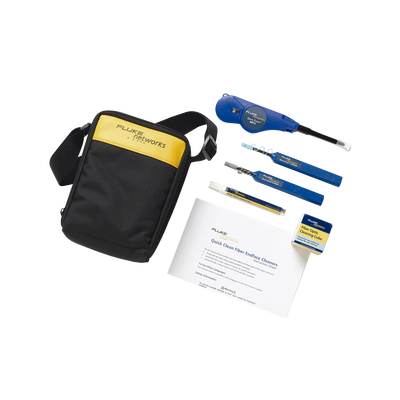 FLUKE NETWORKS - Kit Avanzado de Limpieza de Fibra Óptica, Para 2150 Procesos de Limpieza
