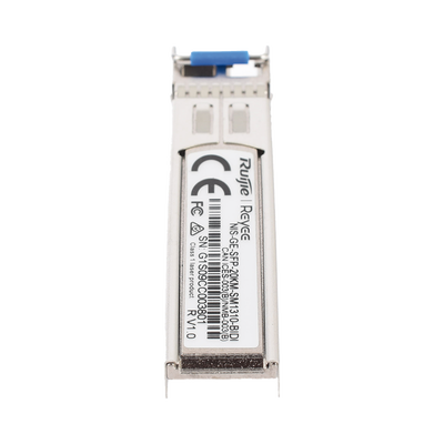 RUIJIE - Transceptor Industrial BIDI Monomodo SFP 1G (Lado A), hasta 20 Kilómetros, TX 1310 / RX 1550, soporta Temperaturas de -40° a 85° C