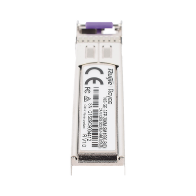 RUIJIE - Transceptor Industrial BIDI Monomodo SFP 1G (Lado B), hasta 20 Kilómetros, TX 1550 / RX 1310, soporta Temperaturas de -40° a 85° C