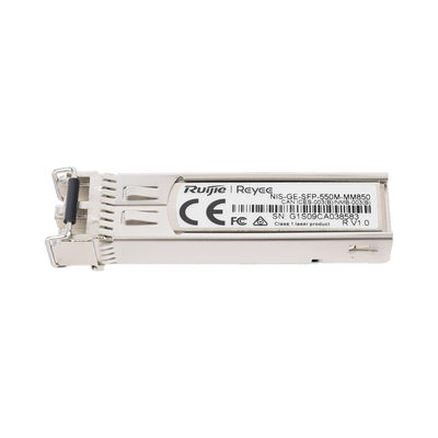 RUIJIE - Transceptor Industrial LC Multimodo SFP 1G, hasta 550 Metros, Longitud de Onda 850 nm, soporta Temperaturas de -40° a 85° C