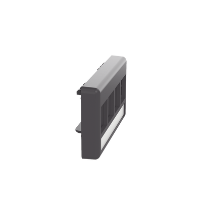 PANDUIT - Placa de Mobiliario Modular Estándar, Salidas Para 4 Puertos Keystone, Color Negro