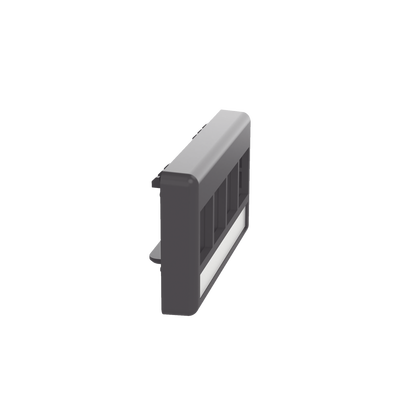 PANDUIT - Placa de Mobiliario Modular Estándar, Salidas Para 4 Puertos Keystone, Color Negro