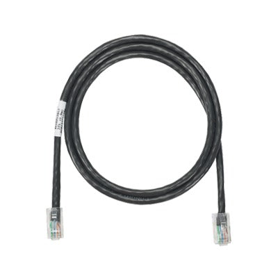 PANDUIT - Cable de parcheo UTP Categoría 5e, con plug modular en cada extremo - 4.3 m. - Negro