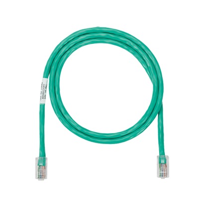 PANDUIT - Cable de parcheo UTP Categoría 5e, con plug modular en cada extremo - 6 m - Verde