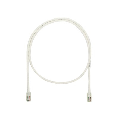 PANDUIT - Cable de Parcheo UTP Categoría 5e, con Plug Modular en Cada Extremo - 2 Metros (6.56 Pies) - Blanco Mate