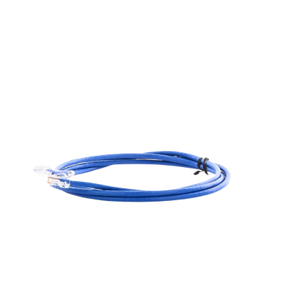 PANDUIT - Cable de Parcheo UTP Categoría 5e, con Plug Modular en Cada Extremo - 2 Metros (6.56 Pies) - Azul
